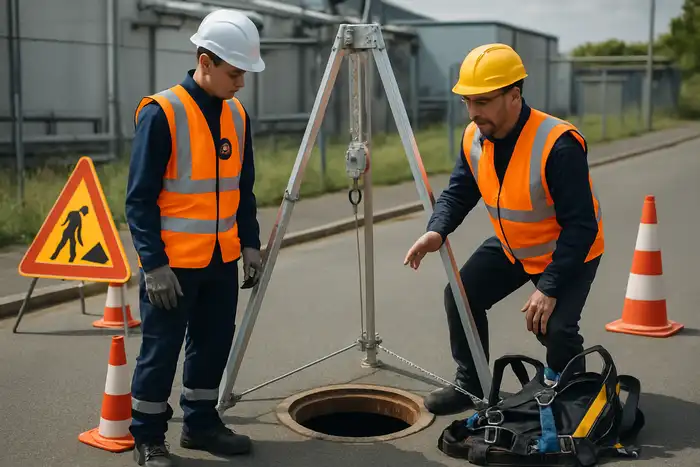 Formation d'un nouvel arrivant en espace confiné